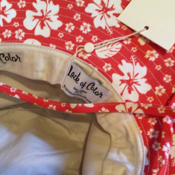 Rare lack of color hibiscus bucket hat main image 6